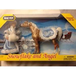  Breyer Snowflake and Angel Ornament gift Set: Toys & Games