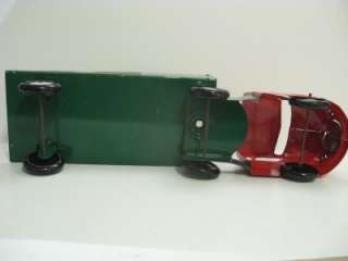 1940s~Wyandotte STAKE TRUCK/EXPRESS TRACTOR TRAILER~ Tin Wheels~**MAY 