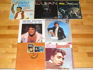   LOUVAIN 7 LP LOT ALBUM VINYL COLLECTION French Records ALOHA/ICI/25e