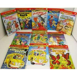 SET 11 MAGIC SCHOOL BUS CHAPTER BOOKS THE TRUTH ABOUT BATS, THE WILD 