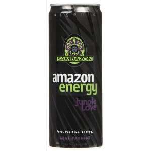 Sambazon  Energy Drink, Acai Passion, 12 oz, 4 pk  