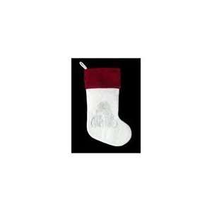   Merry Christmas Holiday Stocking with Gem & Pearl Acc
