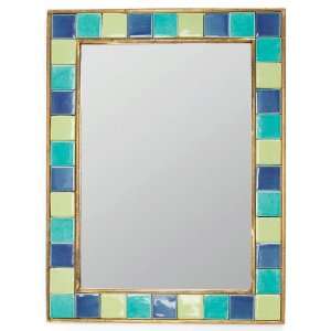  Accents de Ville Ceramic Tile Mirror: Home & Kitchen