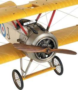 WWI British Sopwith Camel Biplane Wood Model Plane