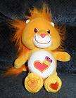 CARE BEARS BRAVE HEART LION 9 STUFFED TOY GENTLY USED