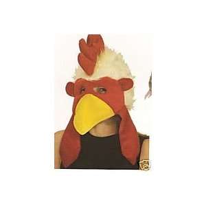  Velvet Chicken Rooster Costume Hat Mask: Toys & Games
