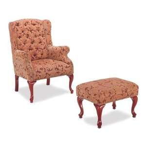  Walker Wing Chair with Ottoman