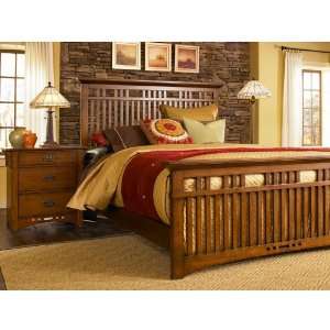  Broyhill Artisan Ridge Slat Bed   Queen Size