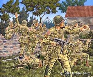 Revell 1/72 US Paratroopers WW2 toy soldiers kit#2517  