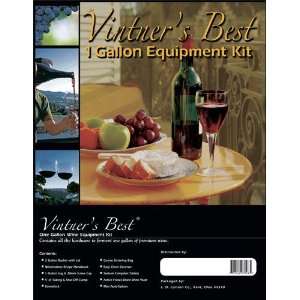  1 Gallon Wine Making Equipment Kit: Kitchen & Dining