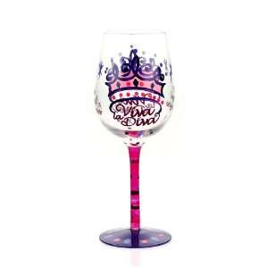  Top Shelf Viva La Diva Wine Glass