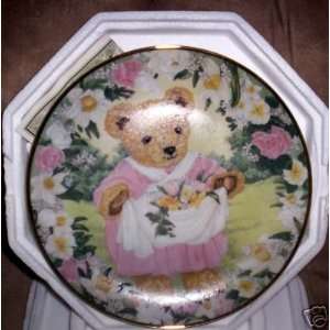  Franklin Mint Teddys Spring Bouquet Plate: Everything 