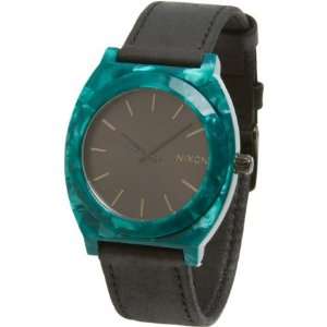   Nixon Time Teller Acetate Leather Watch   Womens: Sports & Outdoors