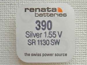 Renata 390 SR1130SW D390 Battery for Swatch Watch  