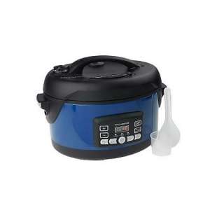 Cooks Essentials K29862 5qt Oval Pressure Cooker (Blue)  