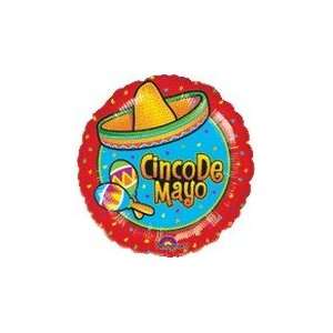  18 Cinco de Mayo Mylar Balloon   Mylar Balloon Foil 