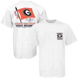  Georgia Bulldogs White Georgia Still Rules T shirt: Sports 