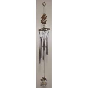    19 Inch 2 Jumping Dolphins   Wind Chime Patio, Lawn & Garden