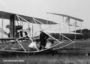 Wright Brothers w/ Airplane Fort Myer Virginia photo  
