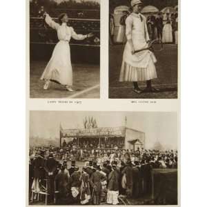  Lawn Tennis 1907, Miss Lottie Dod and Wimbledon in 1880 