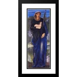  Burne Jones, Edward 20x40 Framed and Double Matted St 