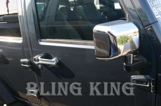 07 2010 Jeep Wrangler chrome 2DR HANDLE/TAILGATE trim  