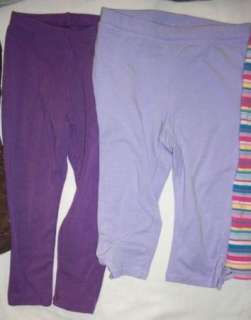 Toddler Girls Lot of 10 Items 8 Pants/2 Tops Size 2T/3T  