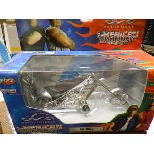 American Chopper The Series 1:18 Scale Motorcycle: Jet Bike Silver by 