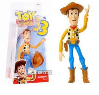   ORIGINAL DISNEY TOY STORY 3 SHERIFF WOODY 18CM(7 INCHES) ACTION FIGURE
