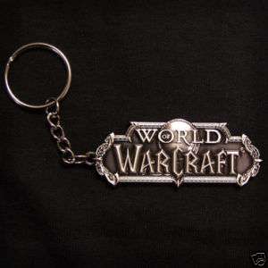 WOW World of Warcraft Logo Keychain  