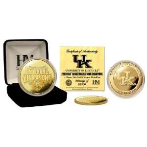  University of Kentucky 2012 NCAA National Champions Gold 