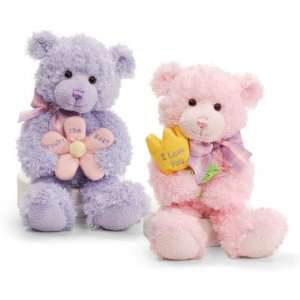  I Love You Message Teddy Bear  Assorted Colors: Toys 