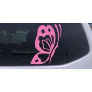   Butterflies Car Window Wall Laptop Decal Sticker    Pink 3.8in X 3in