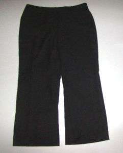 Womens WORTHINGTON Black Pinstriped Pants Size 16  