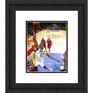  Framed Andrew Bynum Los Angeles Lakers Photograph Sports 