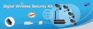   Viewing Network IR Digital Wireless Security Surveillance System Kit