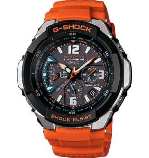   Aviator Orange Chronograph Tough Solar Watch GW 3000M 4AER  