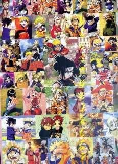 NARUTO Animation   A3 Size Stickers Sht 6977  