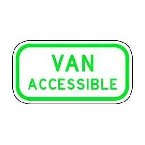  Ada Parking Sign,was  van Accessible   BRADY: Everything 