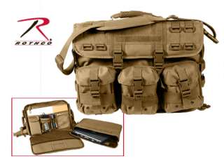 3191 ROTHCO MOLLE TACTICAL COMPUTER/ BRIEFCASE   COYOTE
