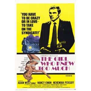  The Girl Who Knew Too Much (1969) 27 x 40 Movie Poster 