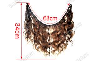 Human Hair Extension Weave Body Wavy 100% Indian Hair  