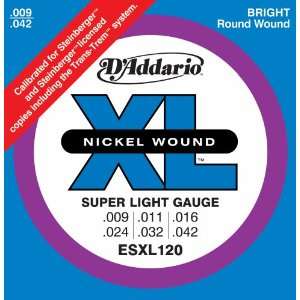  DAddario ESXL120 Nickel Wound Electric Guitar Strings 