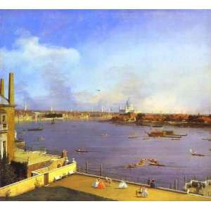  Hand Made Oil Reproduction   Canaletto   24 x 22 inches 
