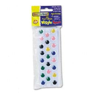 Creativity Street  Peel `N Stick Wiggle Eyes, Assorted, 125 Pieces 