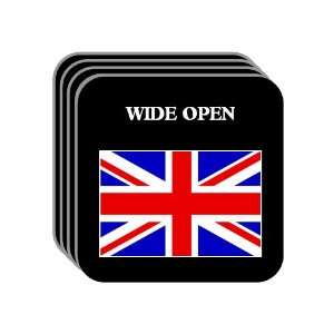  UK, England   WIDE OPEN Set of 4 Mini Mousepad Coasters 