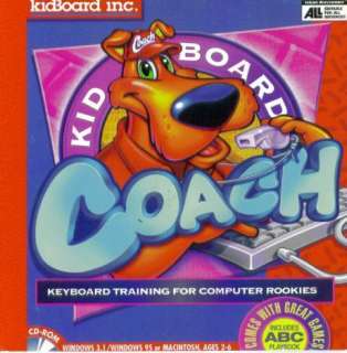 KidBoard Coach PC CD kids learn keyboard skills & games  