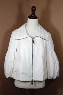 NWT BURBERRY White Lightweight Jacket Coat Sz 6 $495  
