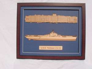 USS Oriskany (CV 34) Straight Deck Wood Model  