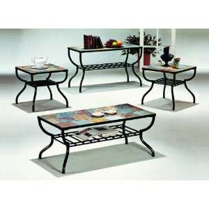  Yuan Tai Sashay Complete Tile Top Sofa Table: Home 